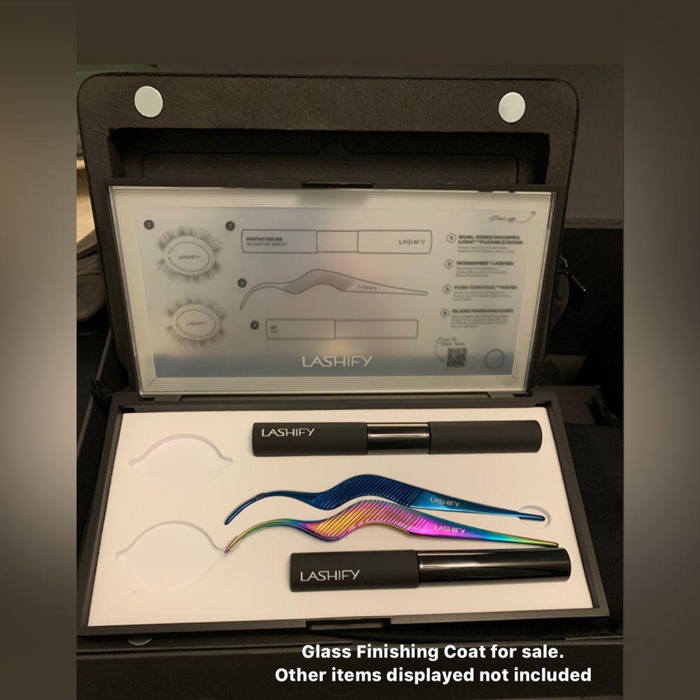 LASHIFY Glass Finishing Coat. Unopened, unused, originally delivered 12/9/22